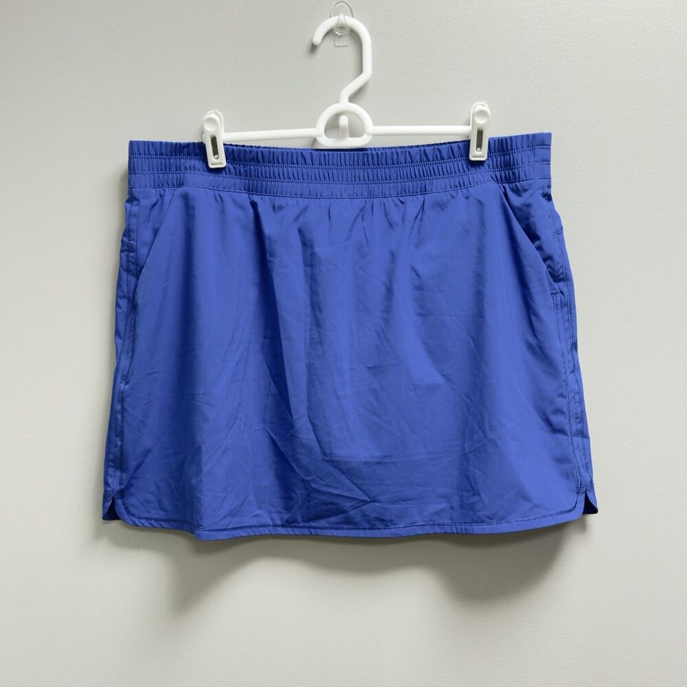 Calvin Klein Performance Tennis Skirt Skort Womens XL Blue Athletic Golf Running
